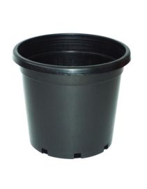 Black Round Pot